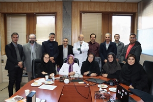 ارائه گزارش دستاوردهای علمی مرکز تحقیقات سرطان‌های گوارشی به تیم بازدیدکننده معاونت تحقیقات و فناوری